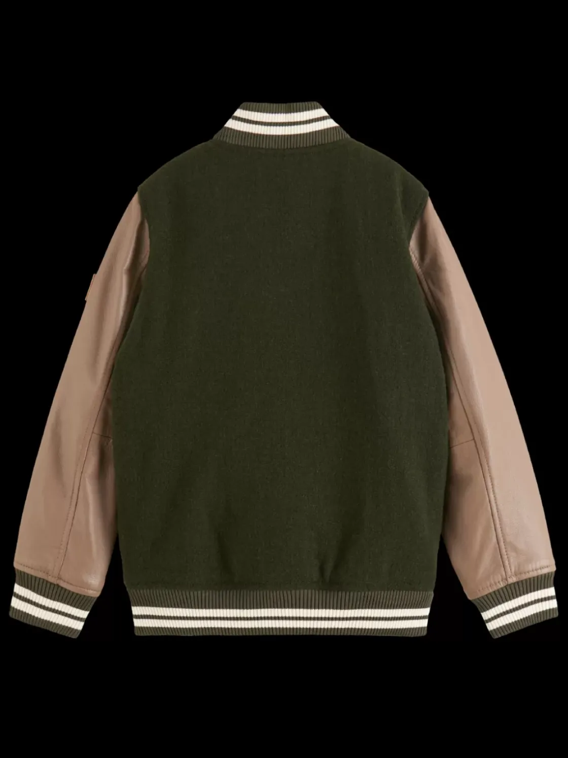 LEATHER VARSITY JACKET-Scotch & Soda Best