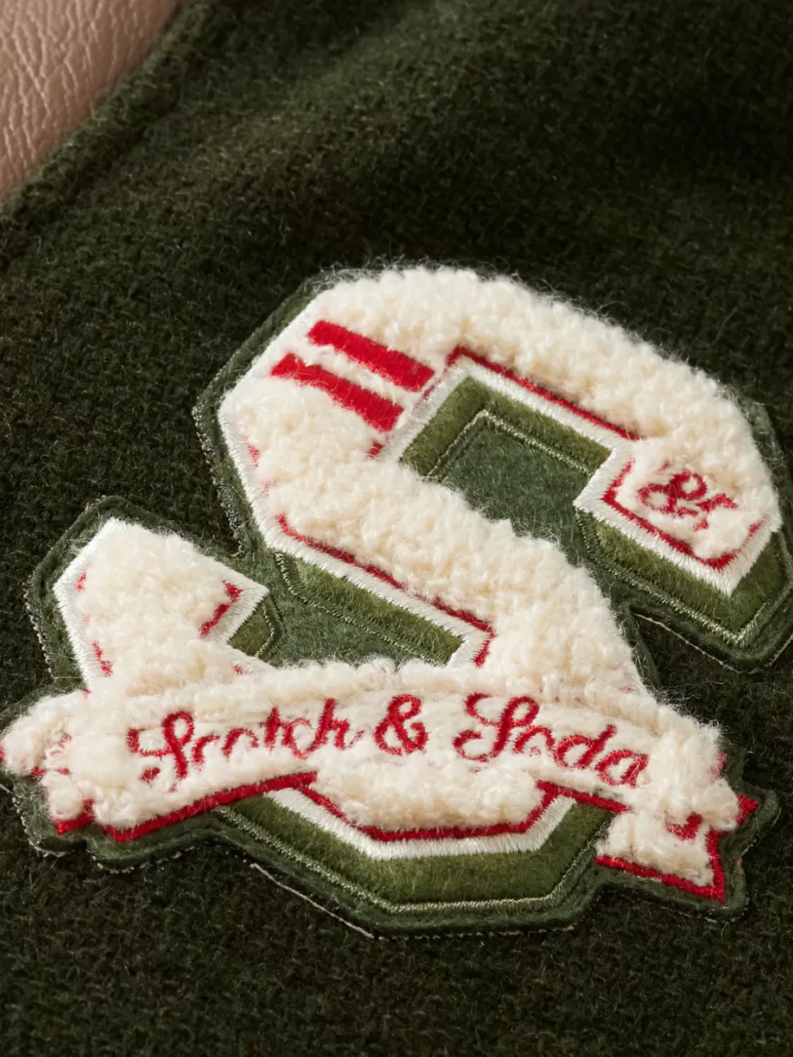 LEATHER VARSITY JACKET-Scotch & Soda Best