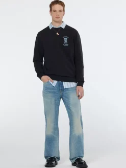 Left chest artwork sweatshirt-Scotch & Soda Sale