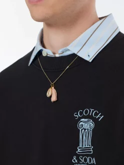 Left chest artwork sweatshirt-Scotch & Soda Sale