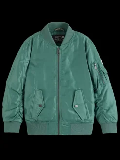 LIGHT WEIGHT PADDED OVERSIZED BOMBER JACKET-Scotch & Soda Online