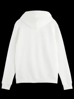 logo badge zip-through hoodie-Scotch & Soda Best