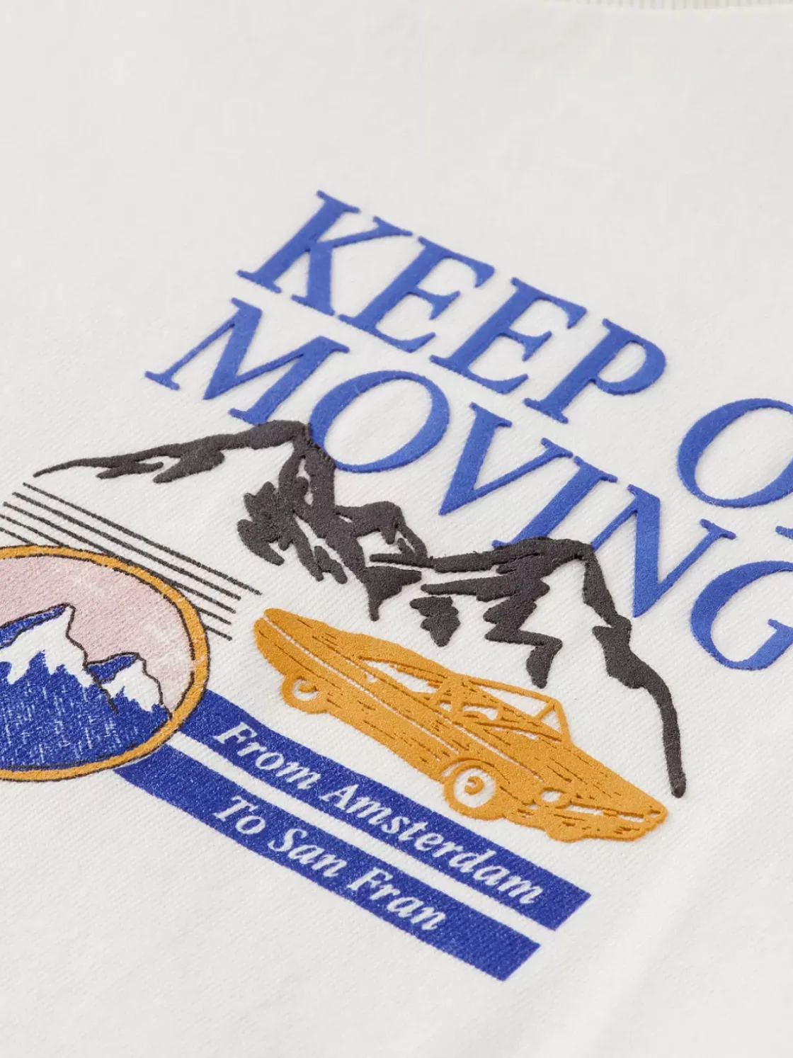 LONG-SLEEVED ARTWORK T-SHIRT-Scotch & Soda Online