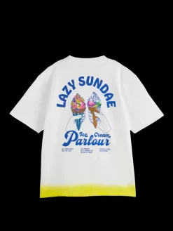 LOOSE FIT DIP DYE T-SHIRT-Scotch & Soda Fashion