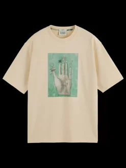 LOOSE FIT EMBASSY OF THE FREE MIND ARTWORK T-SHIRT-Scotch & Soda Fashion