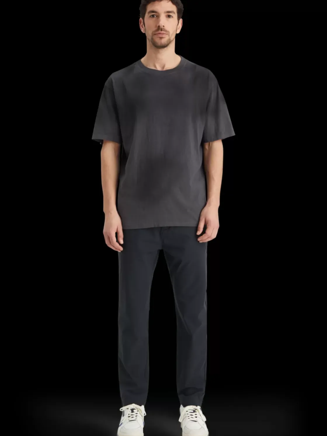 Loose fit irregular dyed artwork t-shirt-Scotch & Soda Discount