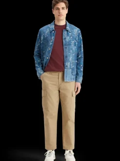 Loose tapered cotton-twill cargo pant-Scotch & Soda Fashion