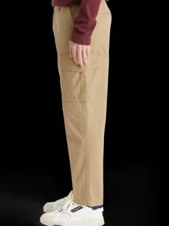 Loose tapered cotton-twill cargo pant-Scotch & Soda Fashion