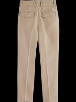 Loose-tapered-fit - cotton linen twill jogger-Scotch & Soda Sale