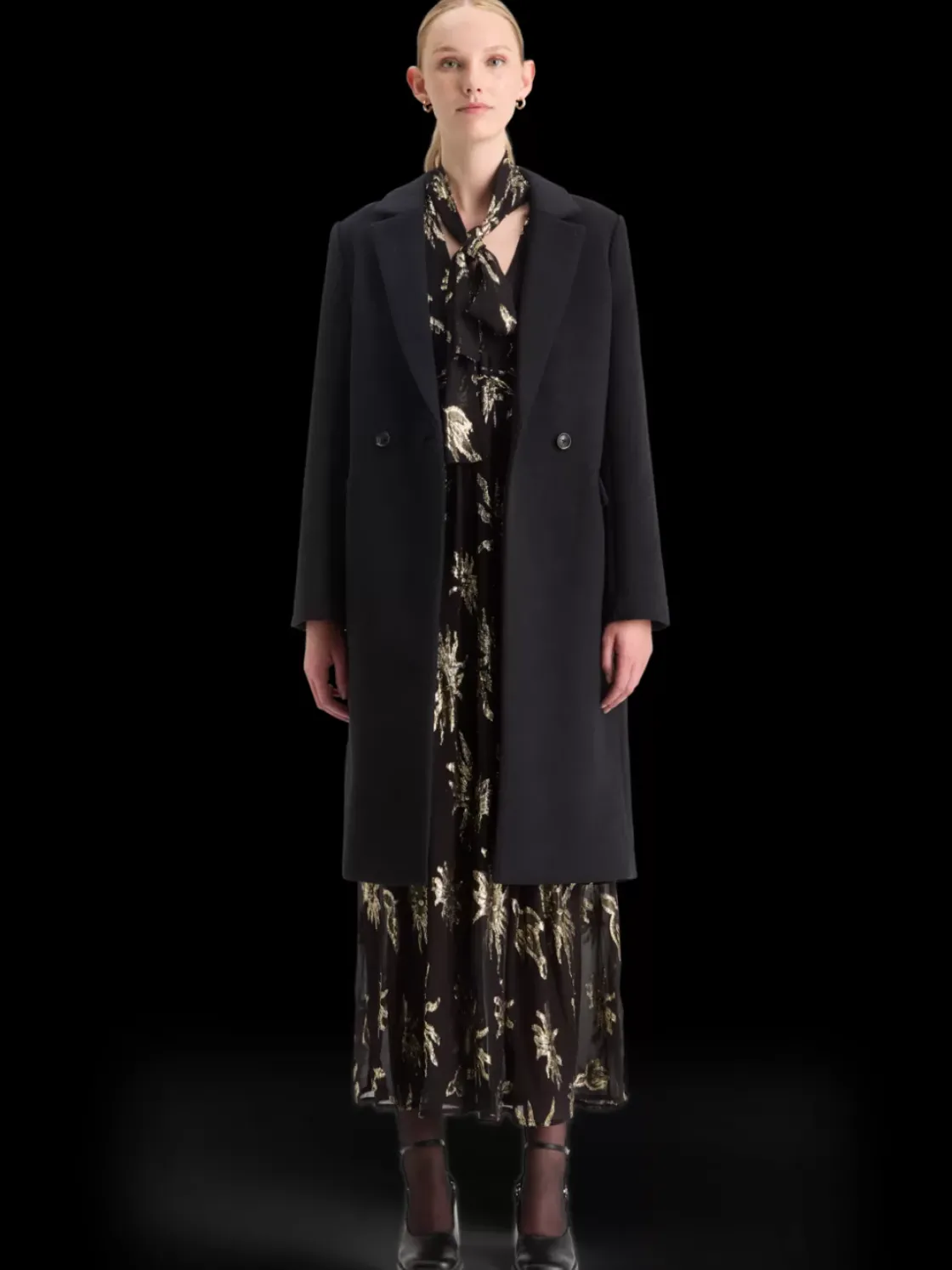 LUREX FIL COUPE MAXI DRESS-Scotch & Soda New