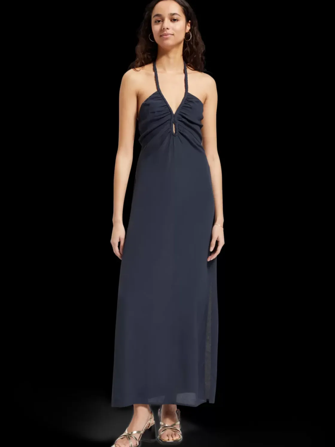 MAXI DRESS WITH BRAIDED DETAIL-Scotch & Soda Hot