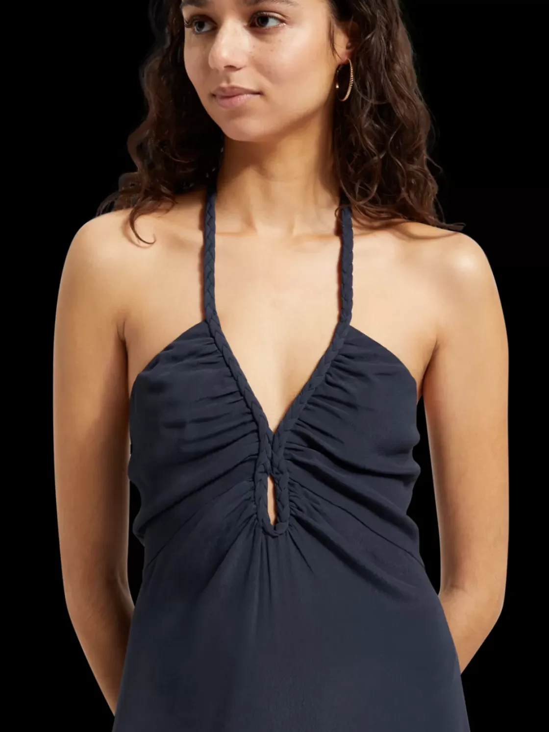 MAXI DRESS WITH BRAIDED DETAIL-Scotch & Soda Hot