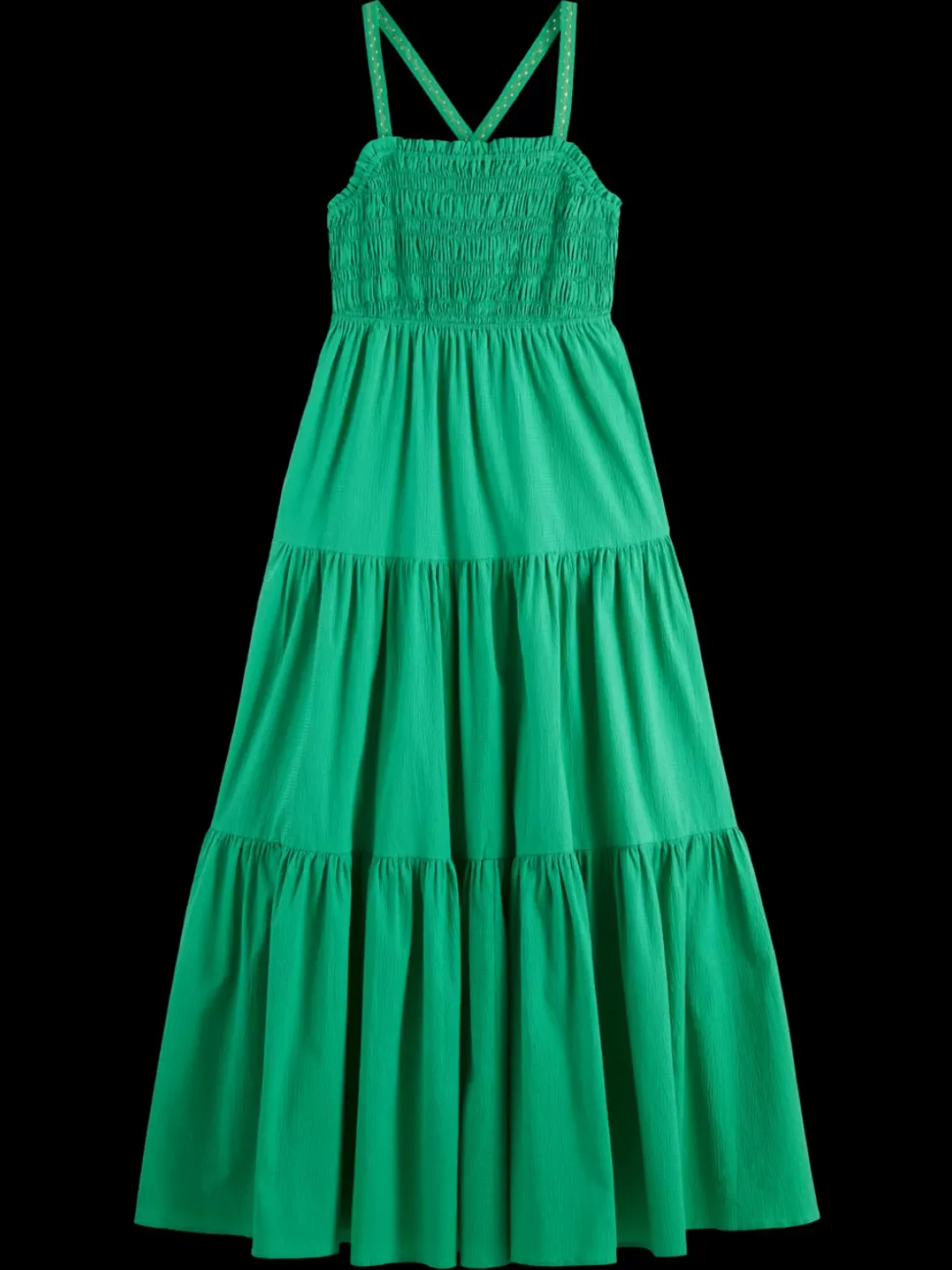 MAXI DRESS WITH SMOCK DETAIL-Scotch & Soda Discount