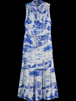 MAXI FLUID UTILITY DRESS-Scotch & Soda Sale