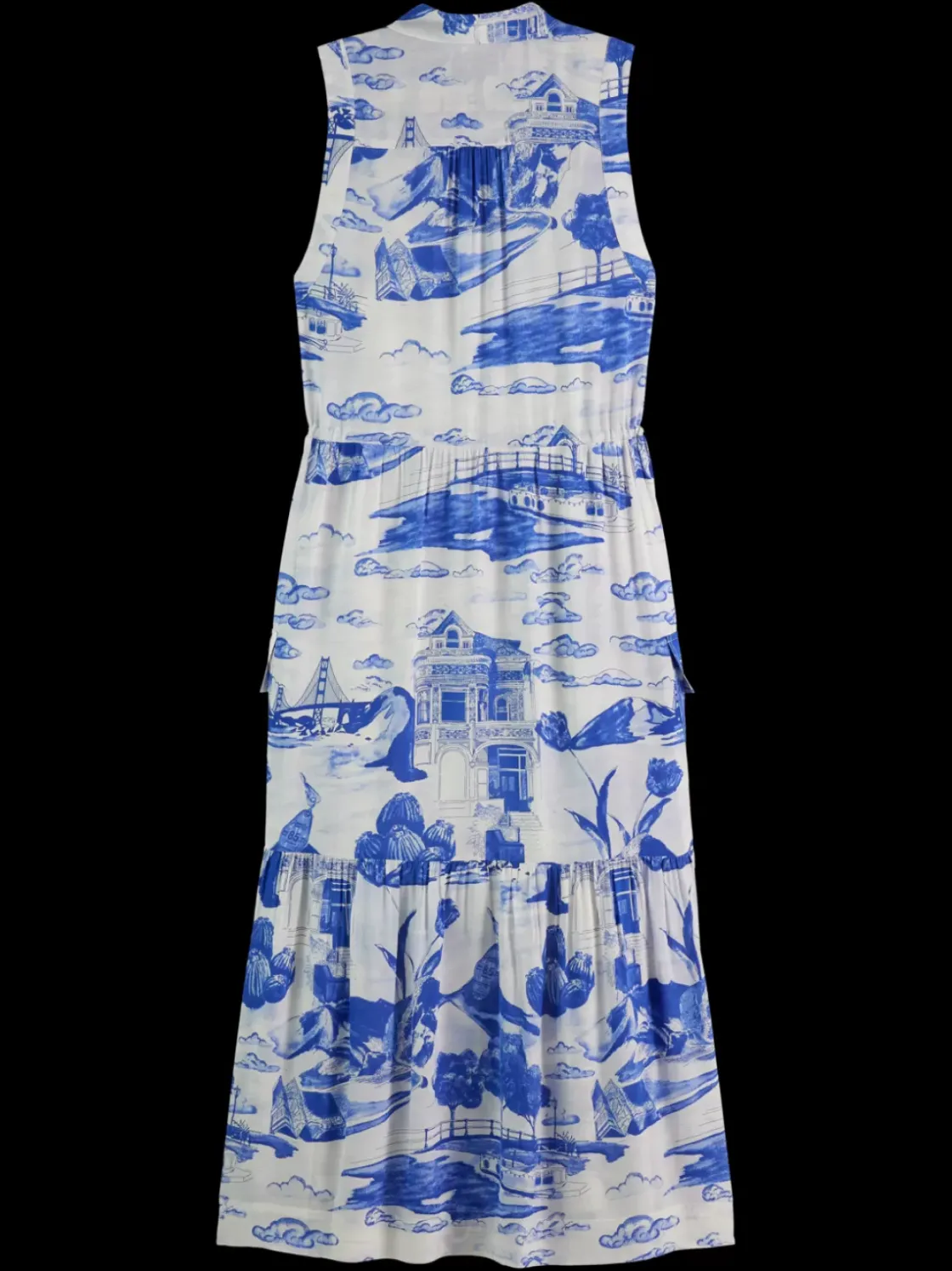 MAXI FLUID UTILITY DRESS-Scotch & Soda Sale