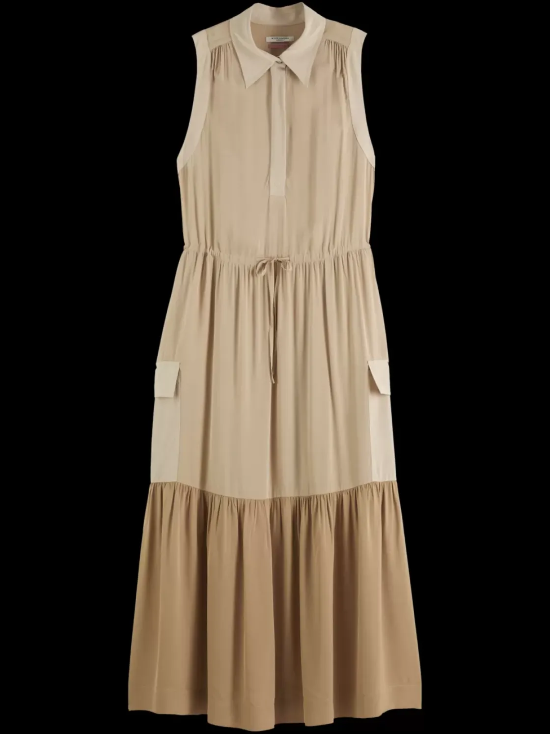 MAXI FLUID UTILITY DRESS-Scotch & Soda Sale