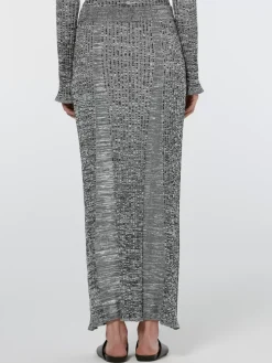 Maxi ribbed knitted skirt-Scotch & Soda Sale