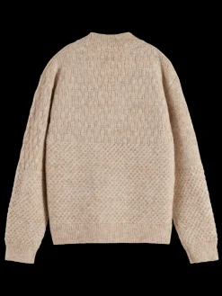 MELANGE BLOCKED CARDIGAN-Scotch & Soda Best