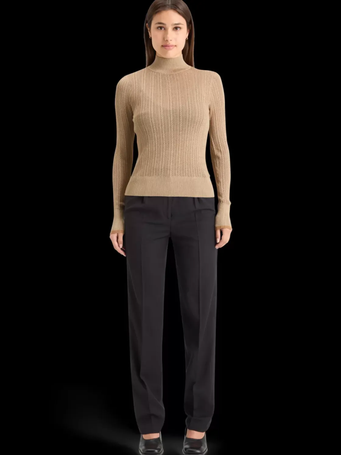 METALLIC POINTELLE FITTED PULLOVER-Scotch & Soda Hot