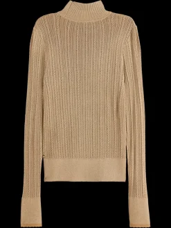 METALLIC POINTELLE FITTED PULLOVER-Scotch & Soda Hot