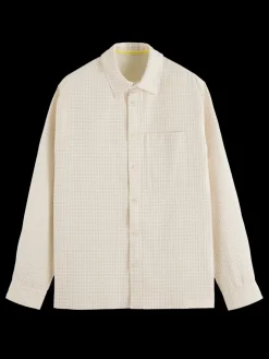 Micro dobby check shirt-Scotch & Soda New