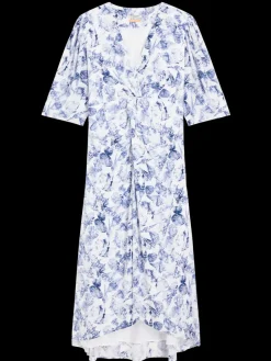 MIDI WRAP DRESS WITH KNOT DETAIL-Scotch & Soda Sale