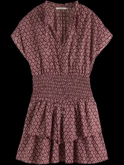 Mini dress with smock-Scotch & Soda Clearance