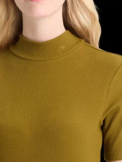 MOCK NECK RIB T-SHIRT-Scotch & Soda Discount