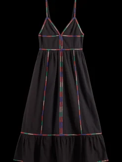 MULTICOLOR EMBROIDERY MAXI DRESS-Scotch & Soda Discount