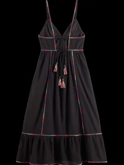 MULTICOLOR EMBROIDERY MAXI DRESS-Scotch & Soda Discount