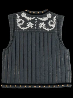 MYSTIC EMBROIDERY GILET-Scotch & Soda Hot