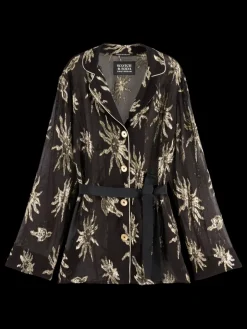 MYSTIC SKY LUREX PYJAMA BLAZER-Scotch & Soda Online