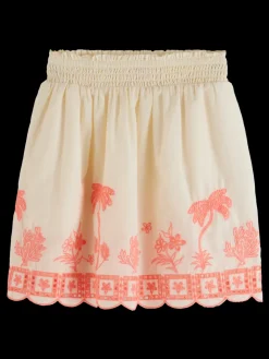 Neon embroidered skirt-Scotch & Soda Sale