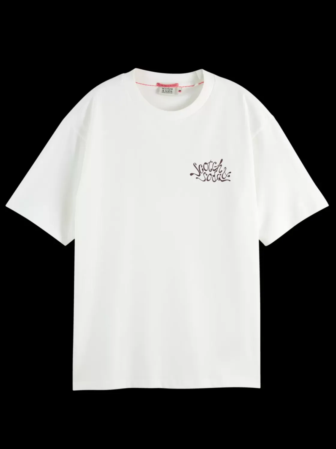 Oversized fit t-shirt with front and back artwork-Scotch & Soda Sale