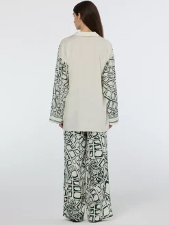 Oversized Placed Print Shirt-Scotch & Soda Best
