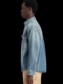 Oversized washed denim shirt - frisco nights-Scotch & Soda Discount