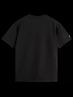 Palm tree embroidery t-shirt-Scotch & Soda Hot