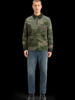 PHOTO-PRINTED TWILL COACH JACKET-Scotch & Soda New