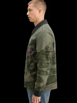 PHOTO-PRINTED TWILL COACH JACKET-Scotch & Soda New