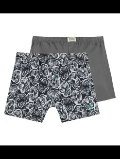 2PK MENS COTTON WOVEN BOXER BRIEF UNDERWEAR-Scotch & Soda Clearance