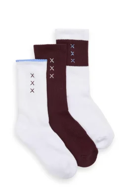 3PK WOMENS 1/2 TERRY CREW-Scotch & Soda Discount