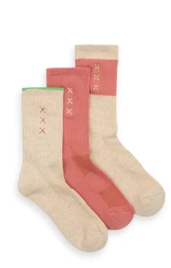 3PK WOMENS 1/2 TERRY CREW-Scotch & Soda Discount