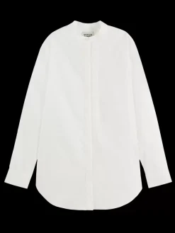 PLACKET RUFFLE SHIRT-Scotch & Soda New