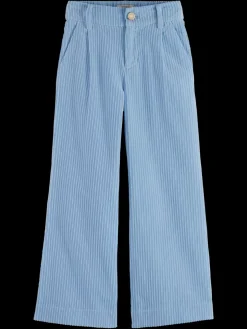 PLEATED WIDE LEG CORDUROY PANTS-Scotch & Soda Best