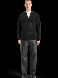 POLO LONG SLEEVES  DROPPED SHOULDER SWEATER-Scotch & Soda Fashion