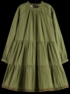 PRETTY COTTON EASY DRESS WITH LUREX DETAILS-Scotch & Soda Discount