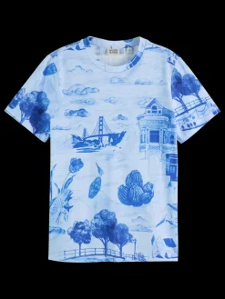 PRINTED REGULAR FIT T-SHIRT-Scotch & Soda Best