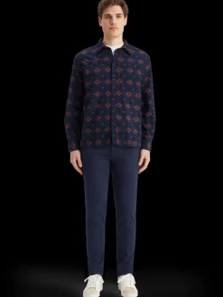 Printed seersucker shirt-Scotch & Soda Outlet