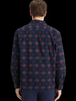 Printed seersucker shirt-Scotch & Soda Outlet