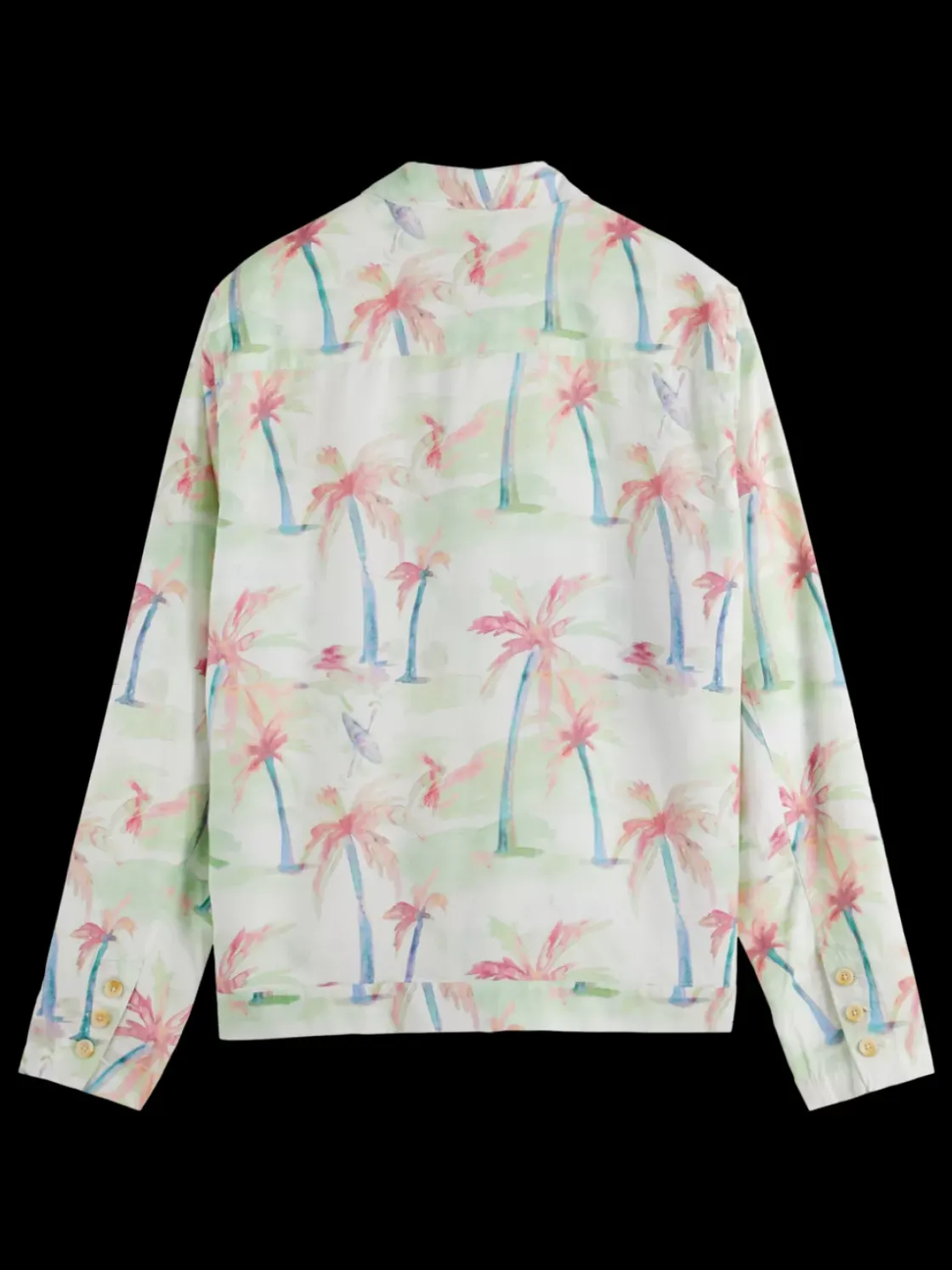 Printed tencel-hemp blouson-Scotch & Soda Online